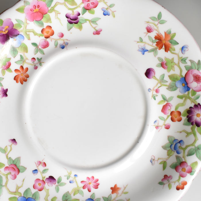 アンティークボンボニーエルとプレート Chinoiserie