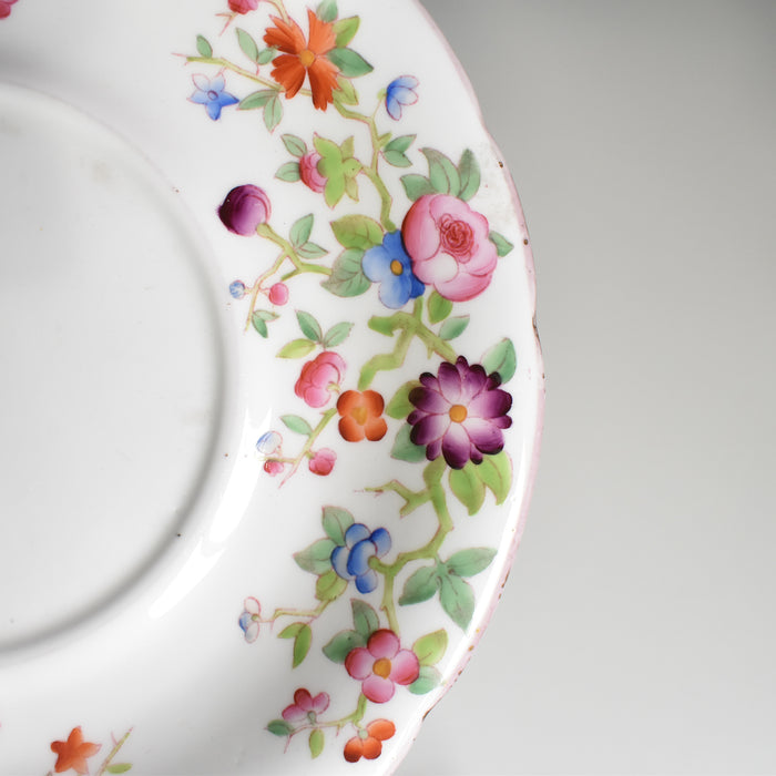 アンティークボンボニーエルとプレート Chinoiserie