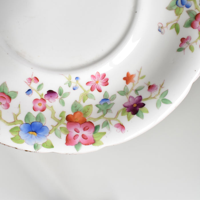 アンティークボンボニーエルとプレート Chinoiserie