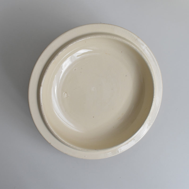 Antique soup tureen, U&C Sarreguemines, Géranium