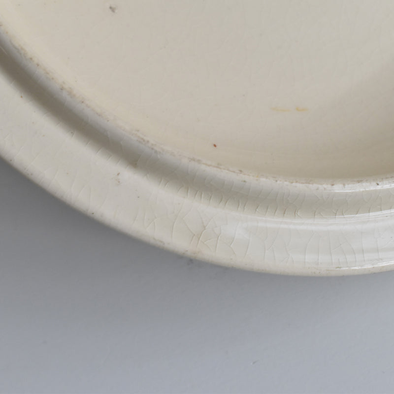 Antique soup tureen, U&C Sarreguemines, Géranium