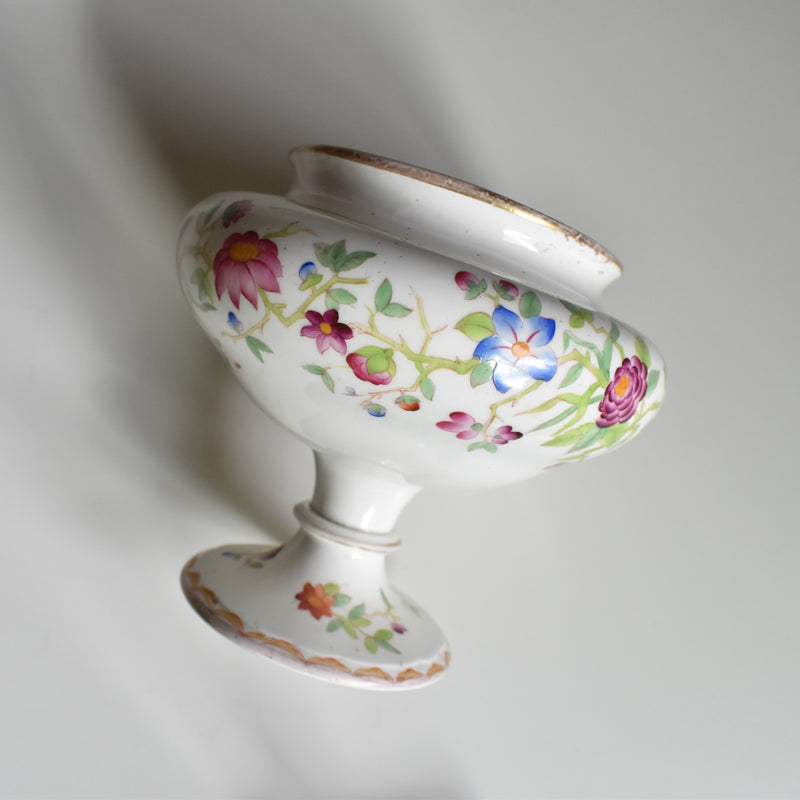 アンティークボンボニーエルとプレート Chinoiserie