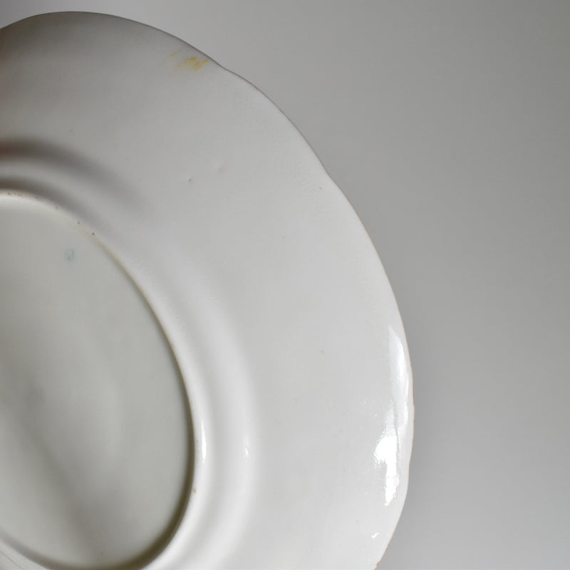 Antique Dessert Plate Chinoiserie