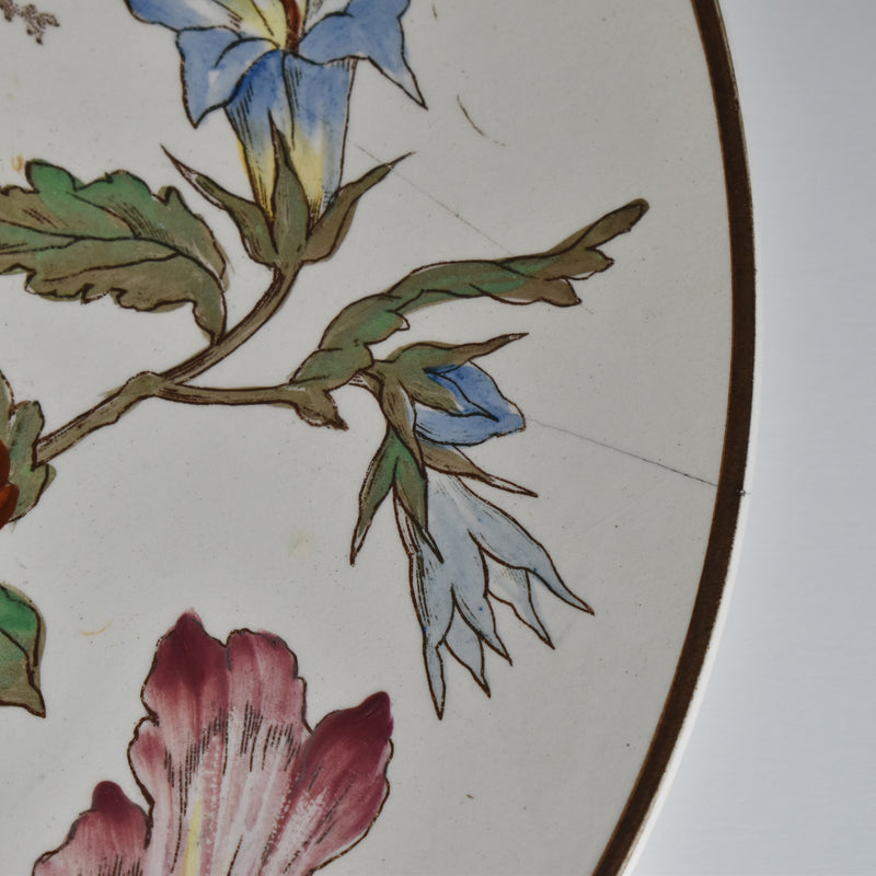 Antique large plate Longchamp