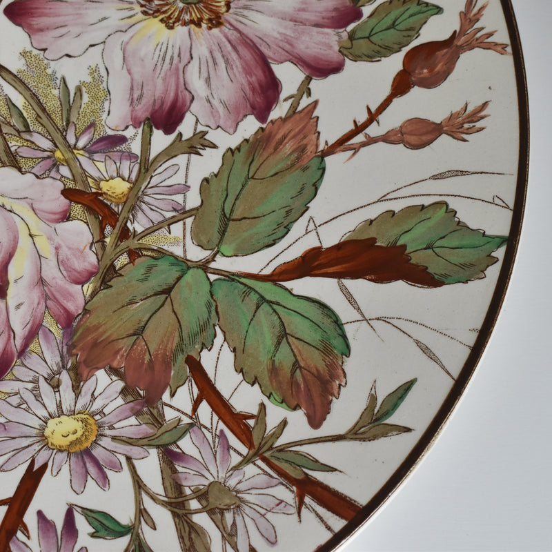 Antique large plate Longchamp