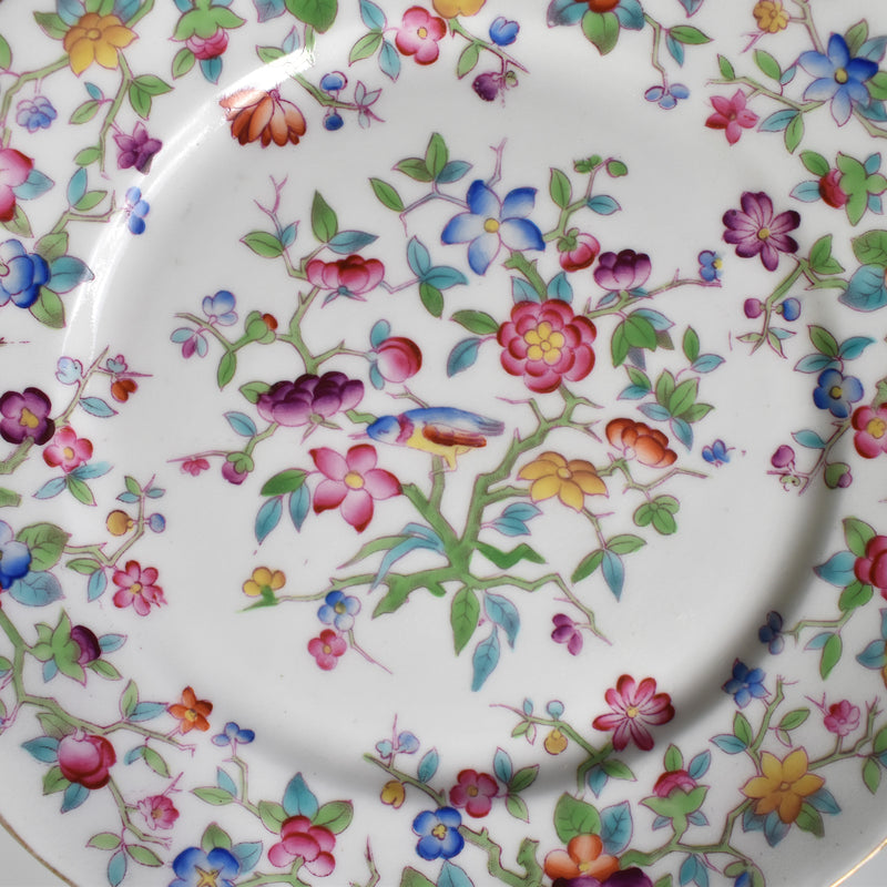 Antique Dessert Plate Chinoiserie