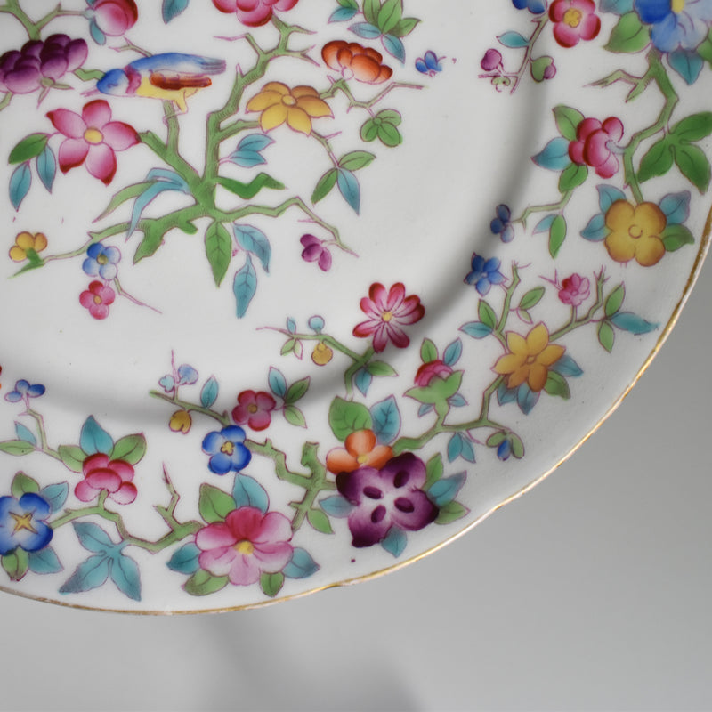 Antique Dessert Plate Chinoiserie