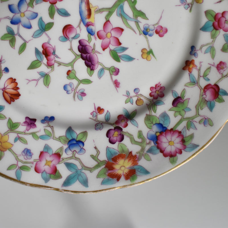 Antique Dessert Plate Chinoiserie