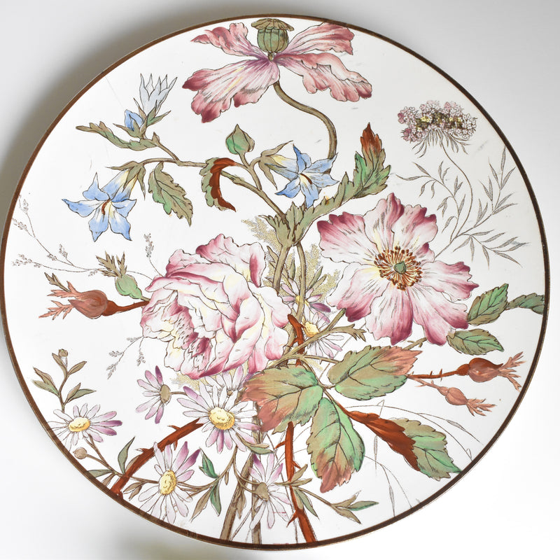 Antique large plate Longchamp