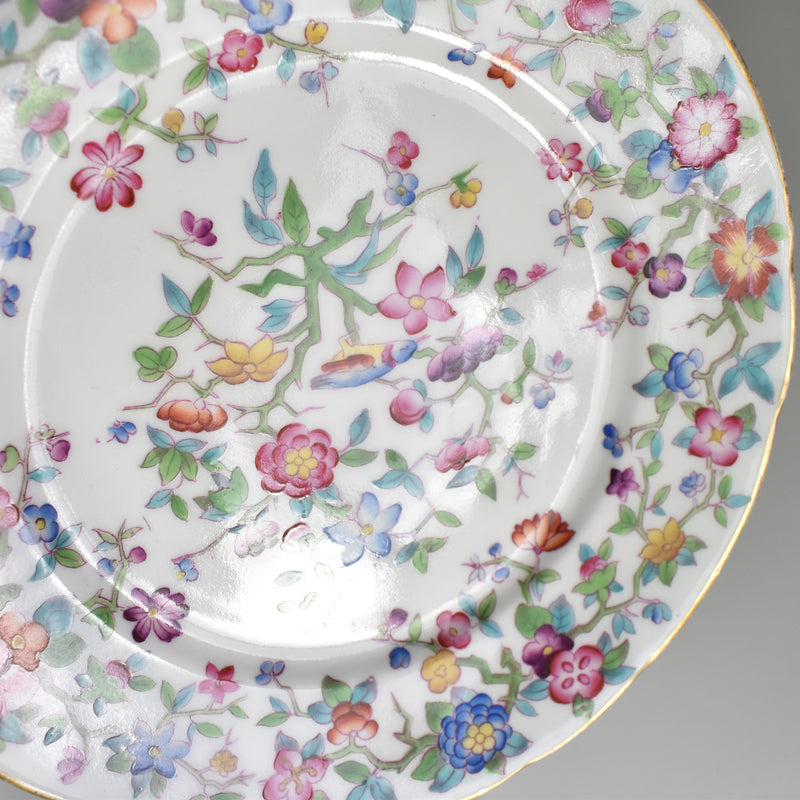Antique Dessert Plate Chinoiserie