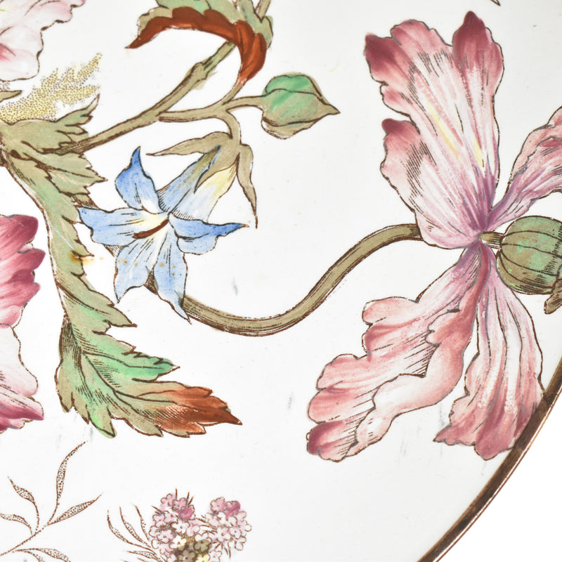 Antique large plate Longchamp