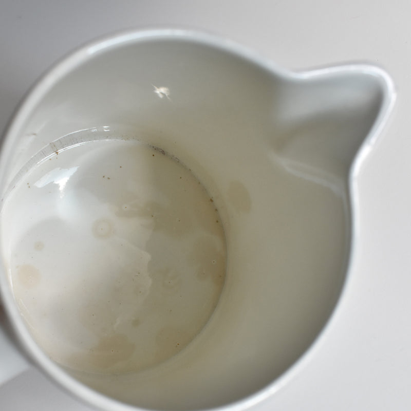 Vintage Pitcher Digoin & Sarreguemines Blanc