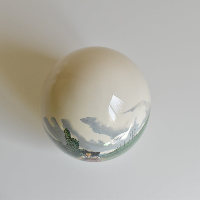 ヴィンテージ　エッグオブジェ　U&Cサルグミンヌ Obernai