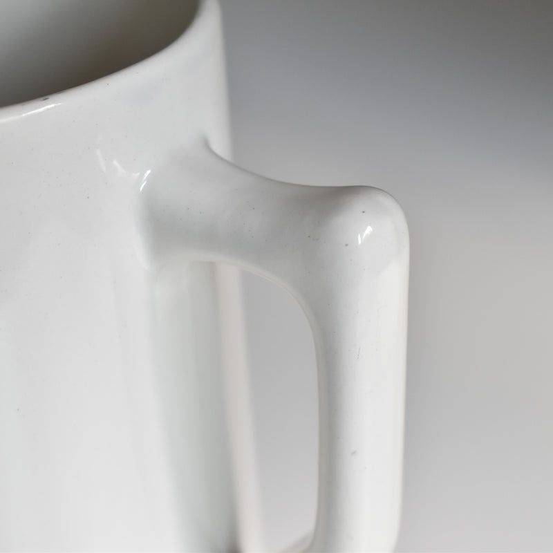 Vintage Pitcher Digoin & Sarreguemines Blanc