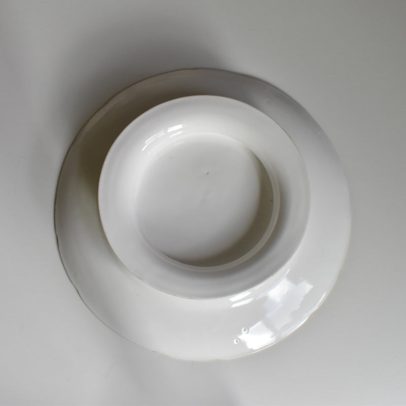 Antique Footed Plate Minton Pattern A