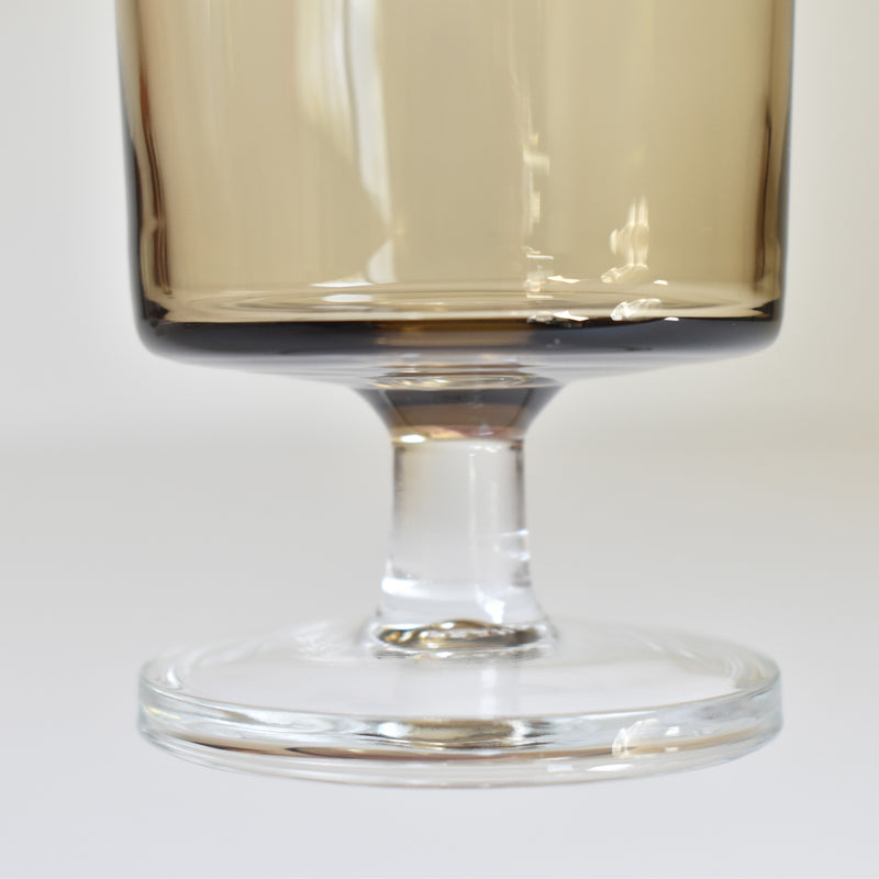 ヴィンテージウオーターグラス Arcoroc fume