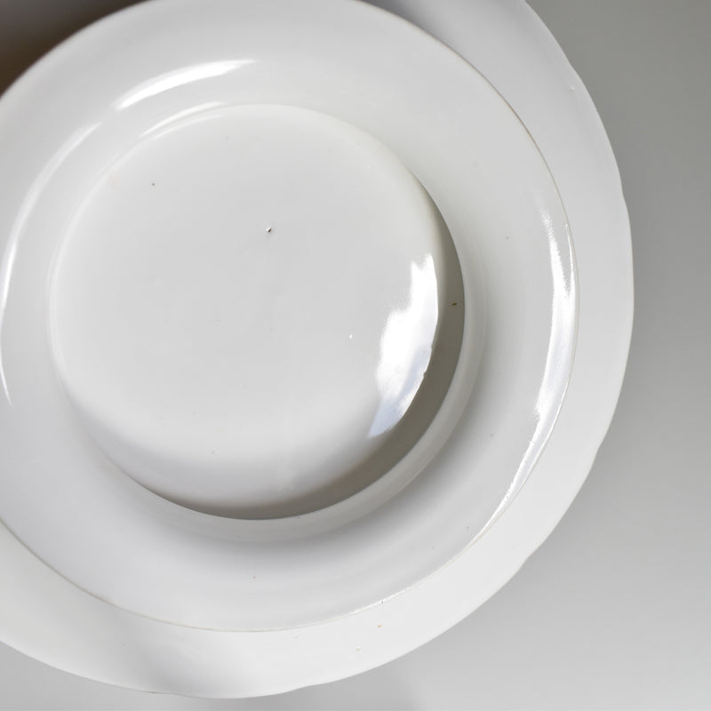 Antique Footed Plate Minton Pattern A
