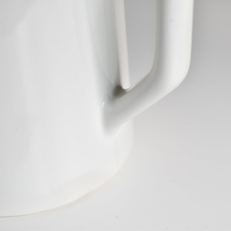 Vintage Pitcher Digoin & Sarreguemines Blanc