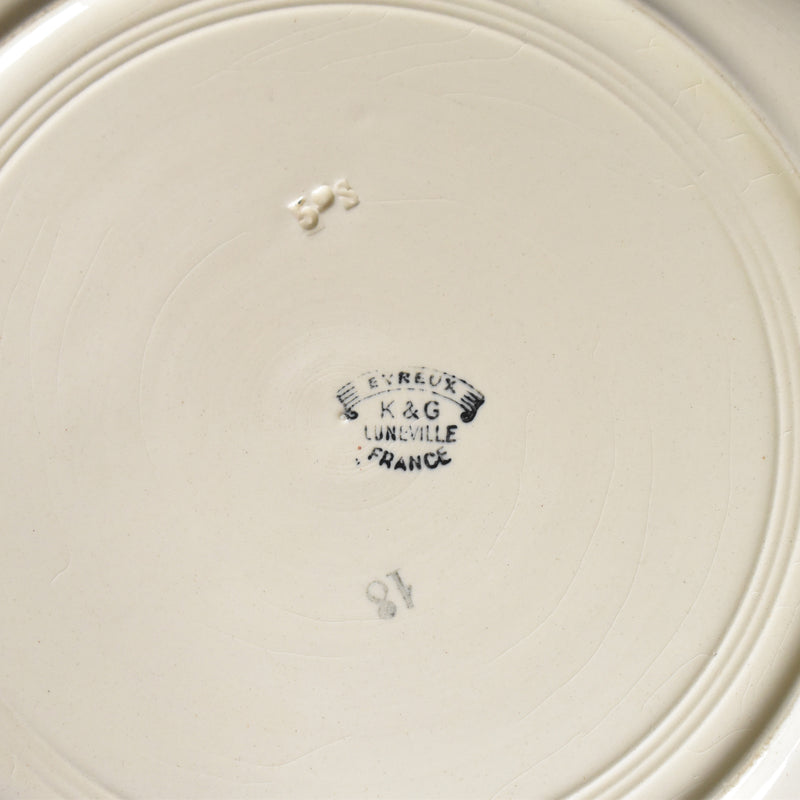 アンティーク大皿 K&Gリュネヴィル Evreux