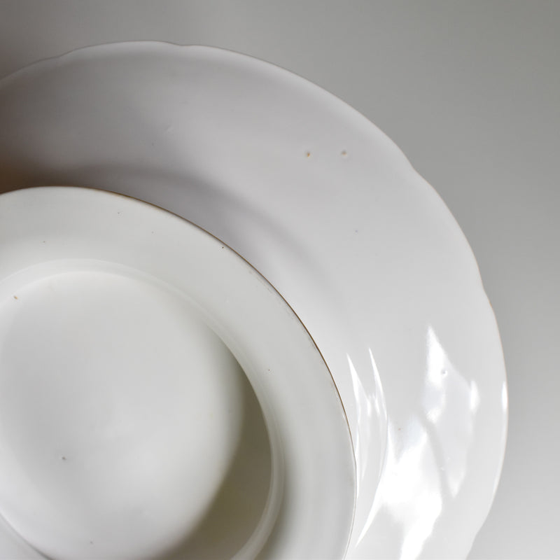 Antique Footed Plate Minton Pattern A