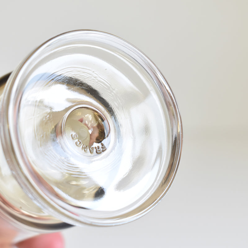Vintage Arcoroc Cavalier Wine Glass (Gray)