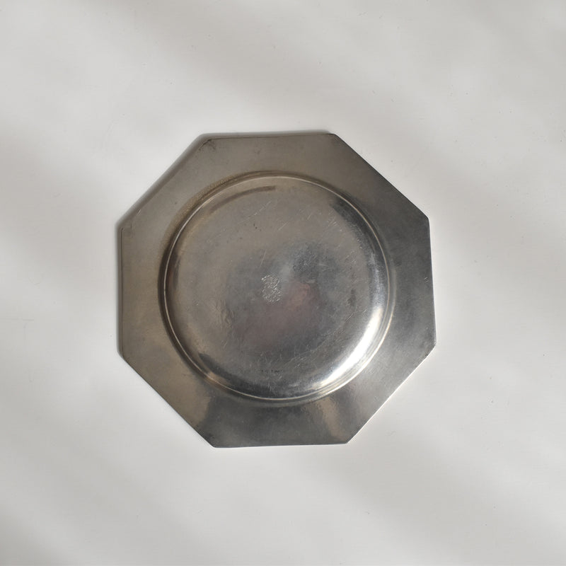 ヴィンテージピューター ボトルコースター L'étain à la Rose C