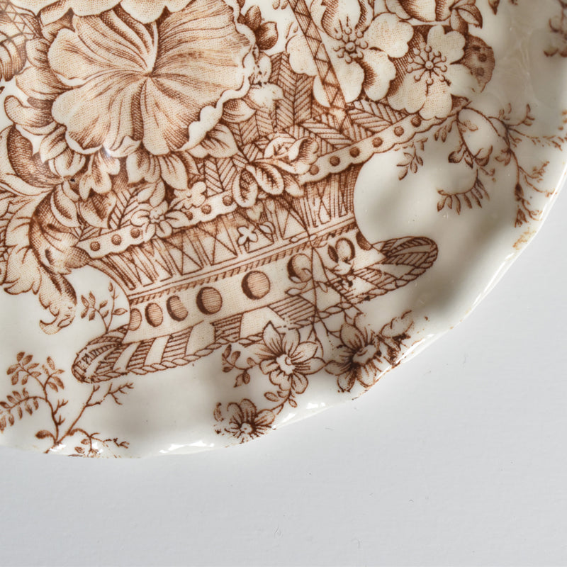 Vintage Shell Dish Crown Devon E