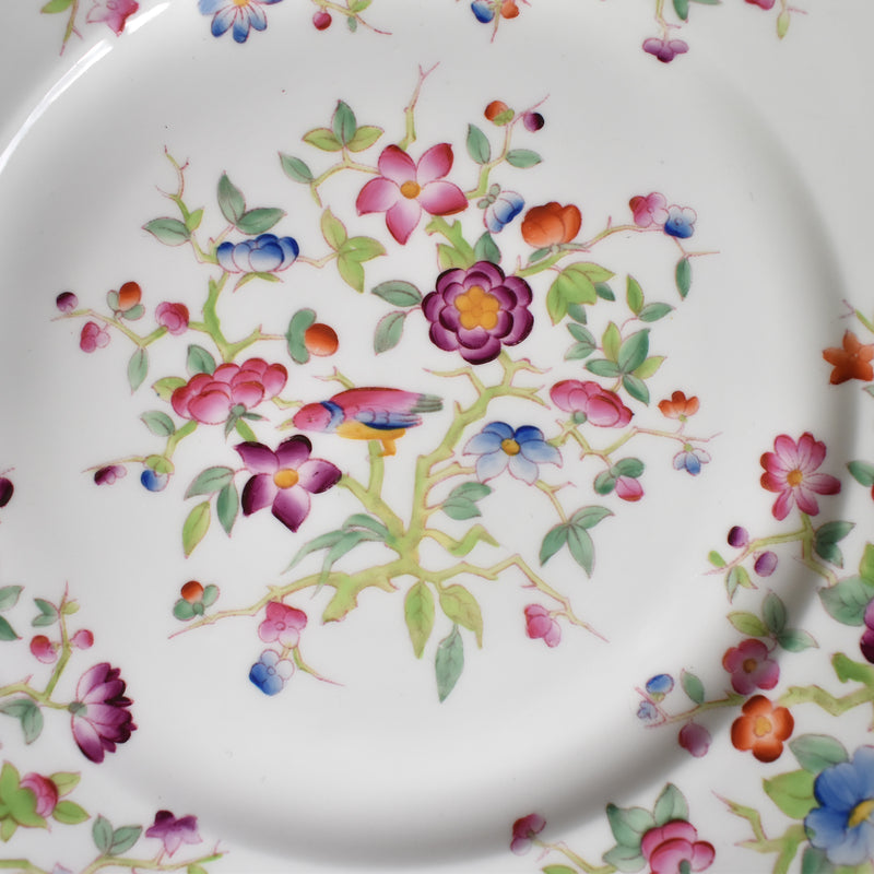 Antique Footed Plate Minton Pattern A