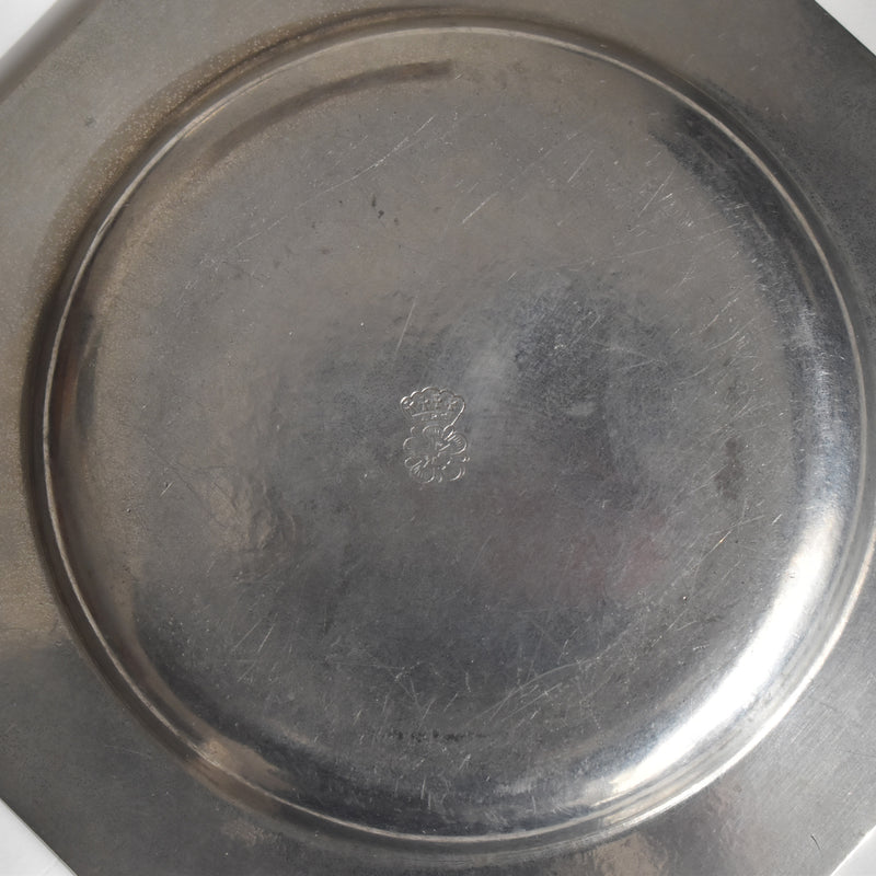 ヴィンテージピューター ボトルコースター L'étain à la Rose C