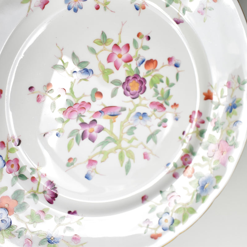 Antique Footed Plate Minton Pattern A