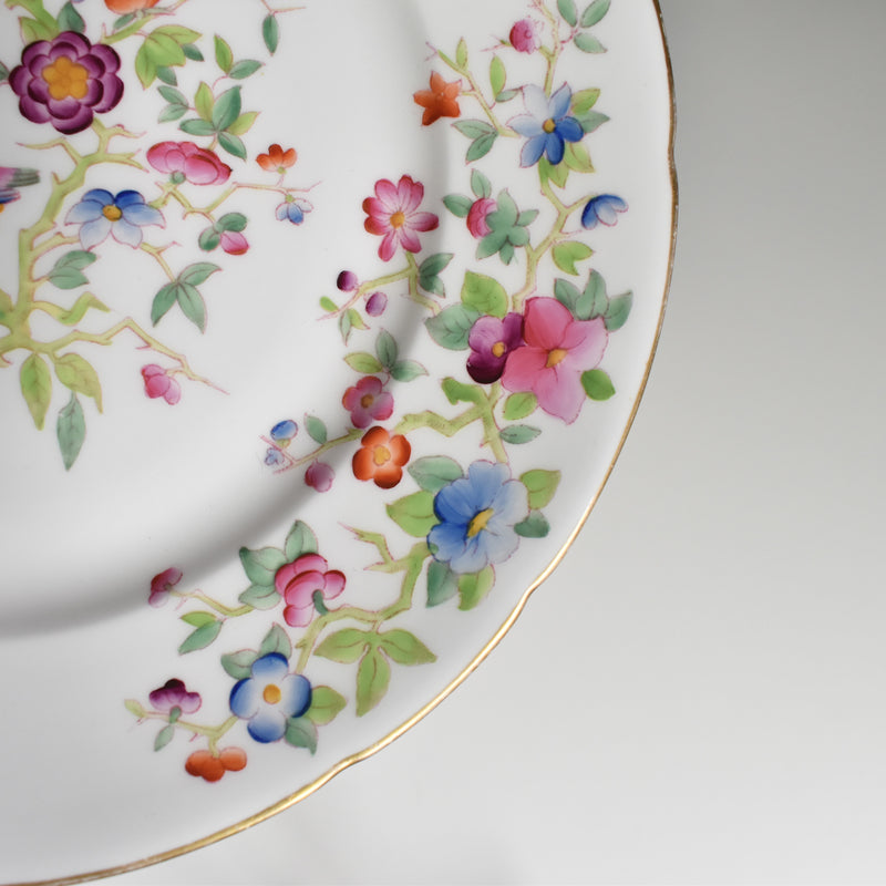 Antique Footed Plate Minton Pattern A