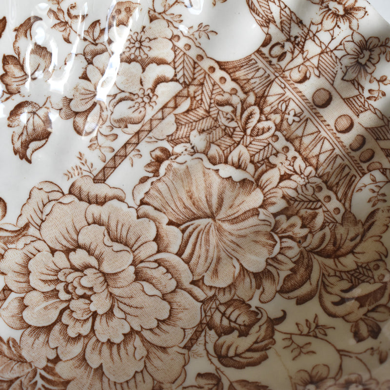 Vintage Shell Dish Crown Devon E