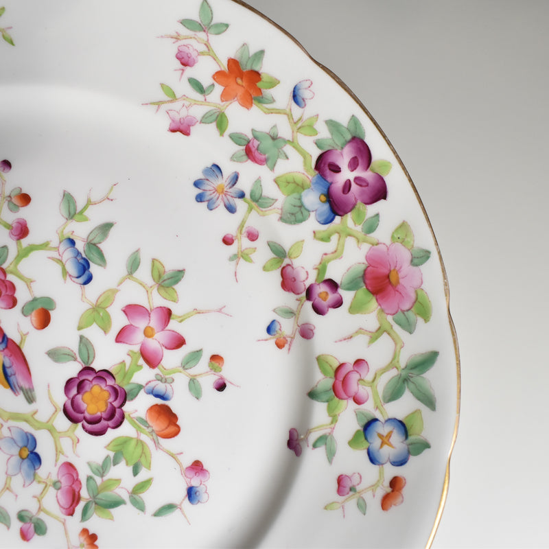 Antique Footed Plate Minton Pattern A