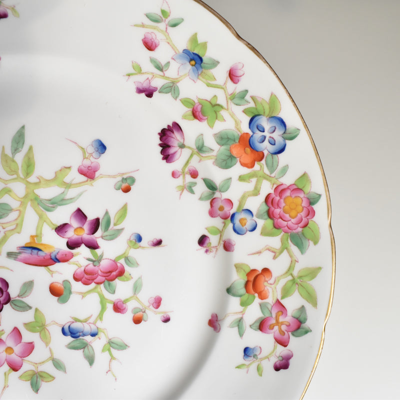 Antique Footed Plate Minton Pattern A