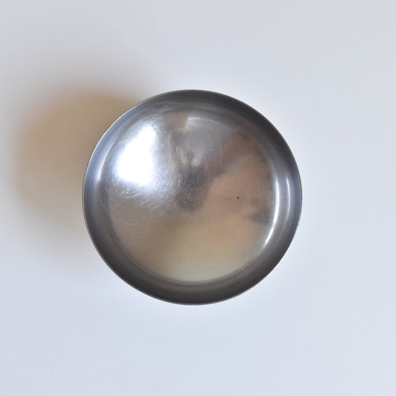 Vintage Stainless Steel Ice Cream Cups - Round