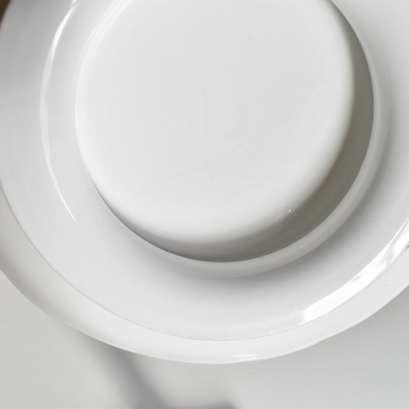 Antique Pedestal Plate with Minton Pattern B