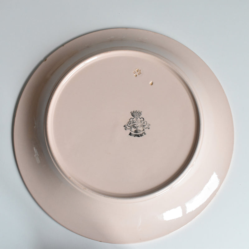 Antique Platter, Longwy Mimosa