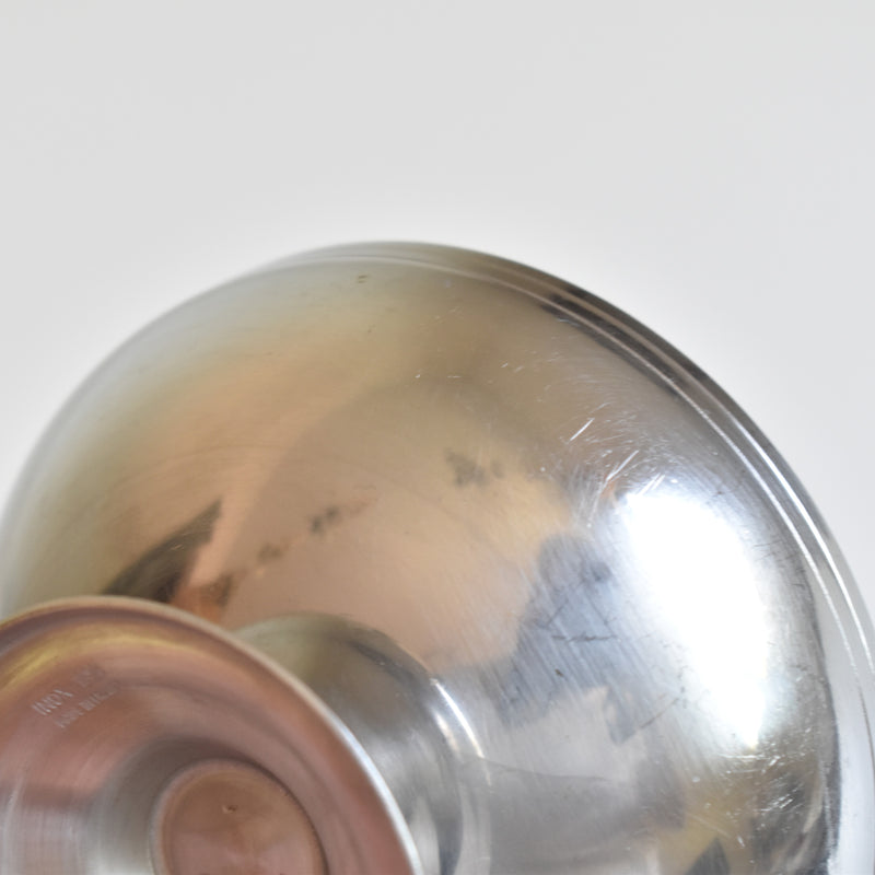 Vintage Stainless Steel Ice Cream Cups - Round