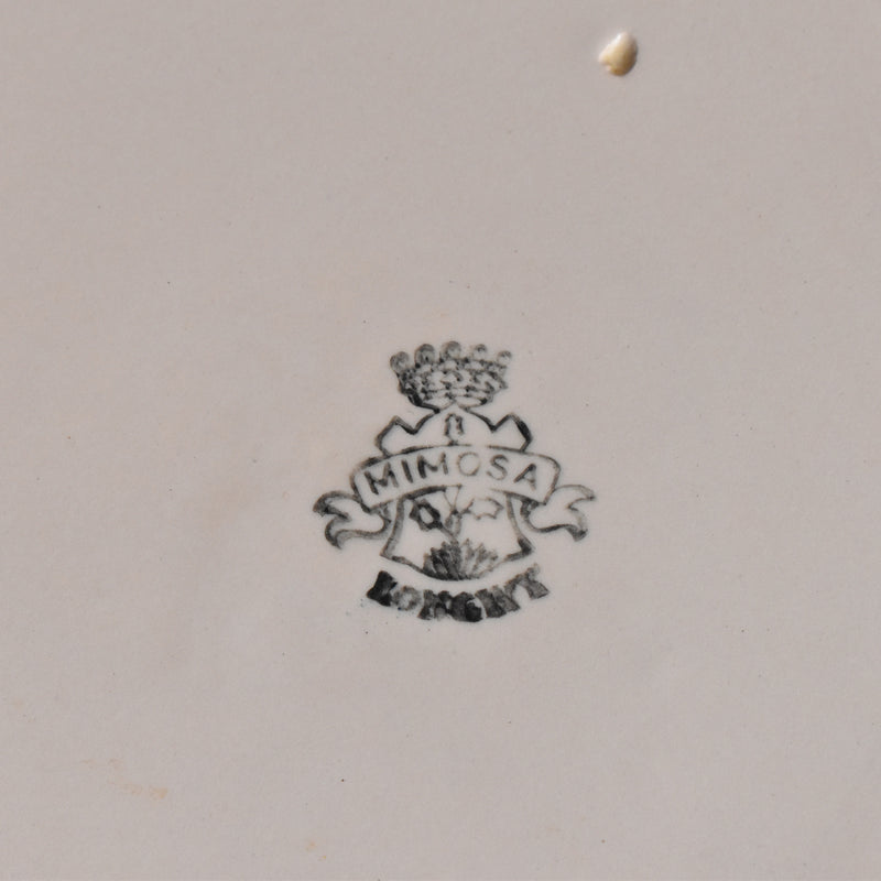 Antique Platter, Longwy Mimosa