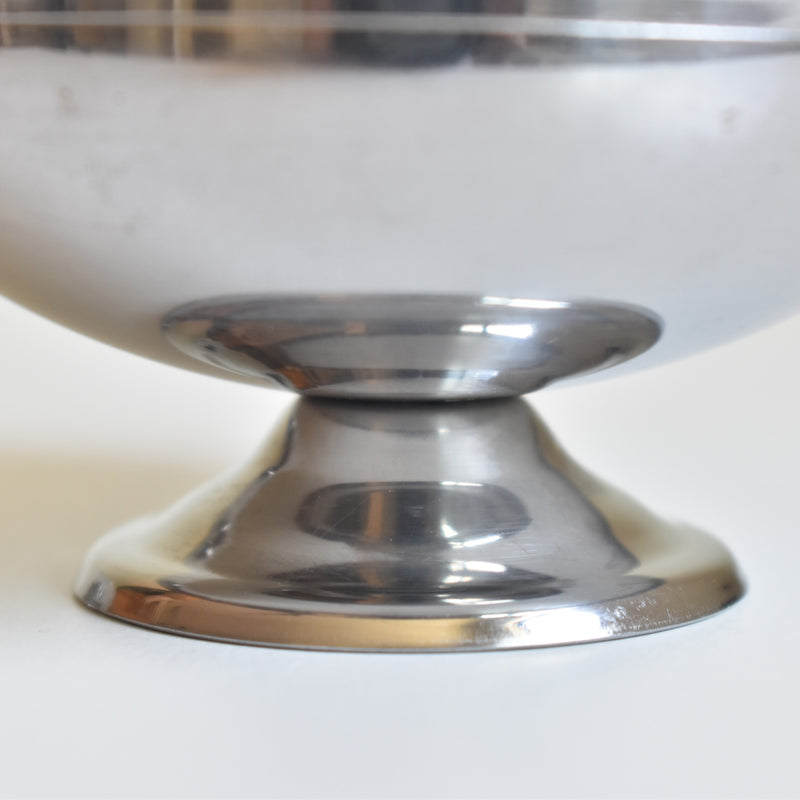 Vintage Stainless Steel Ice Cream Cups - Round