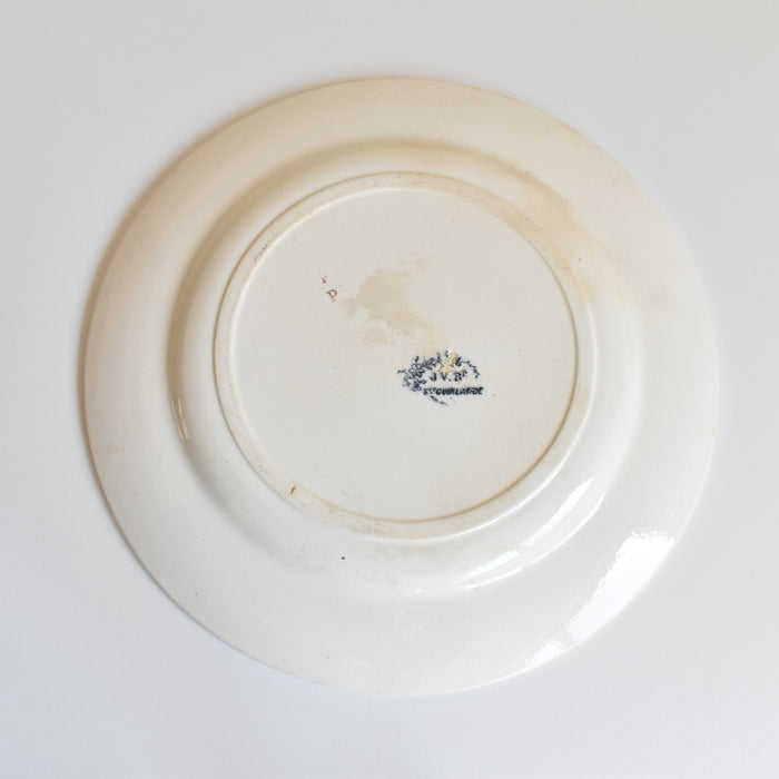 アンティークプレート Jules Vieillardボルドー Guirlande A