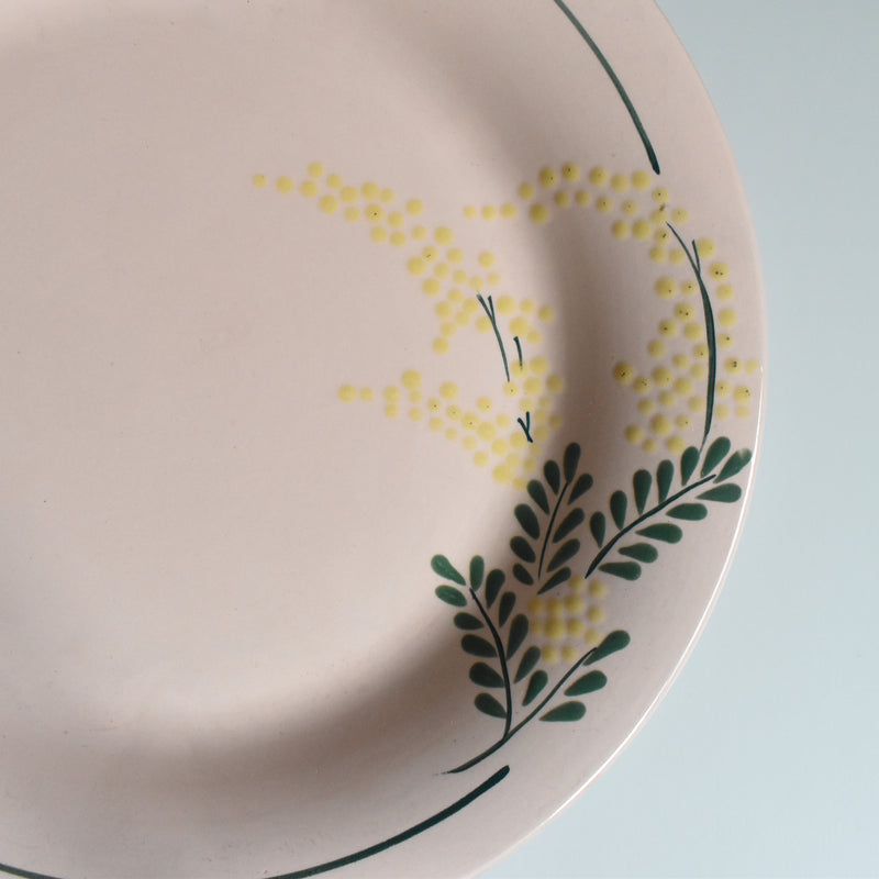 Antique Platter, Longwy Mimosa