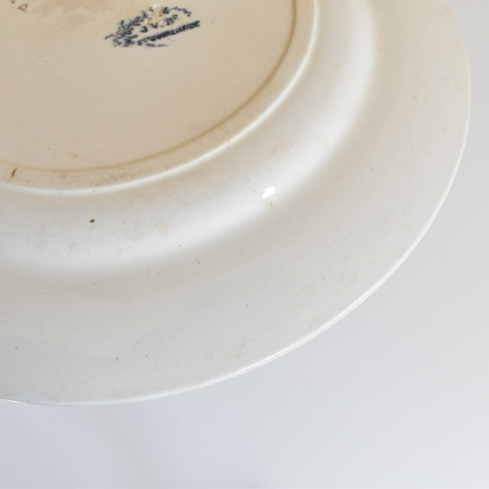 アンティークプレート Jules Vieillardボルドー Guirlande A