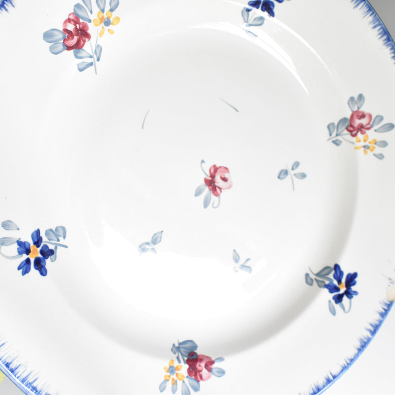 Vintage Large Plate Sarreguemines Fleurs d'Alsace