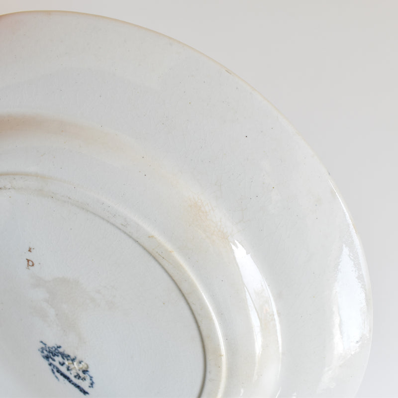 Antique Plate, Jules Vieillard Bordeaux, Guirlande A