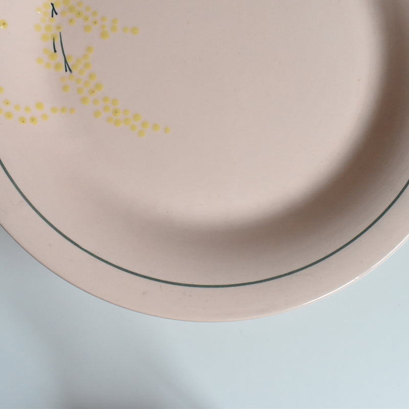 Antique Platter, Longwy Mimosa