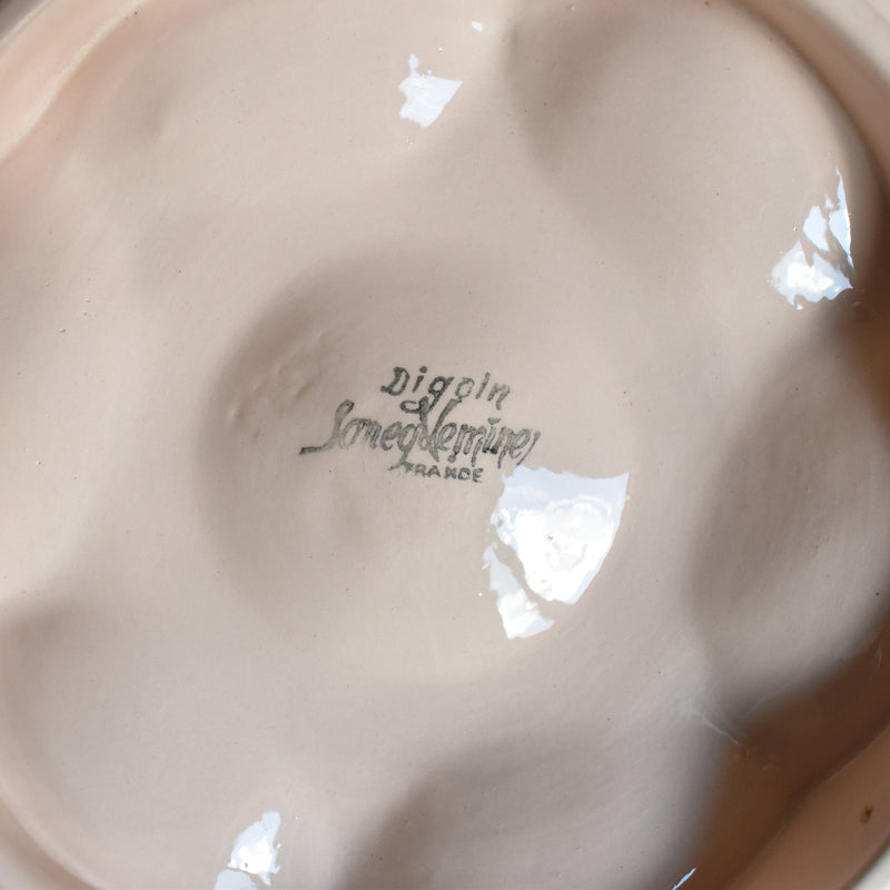 ヴィンテージオイスタープレートディゴワン＆サルグミンヌ ピンク B