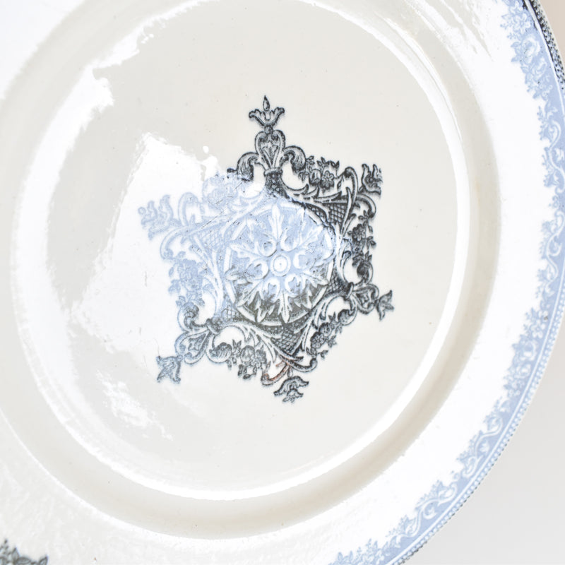 Antique Plate, Jules Vieillard Bordeaux, Guirlande A