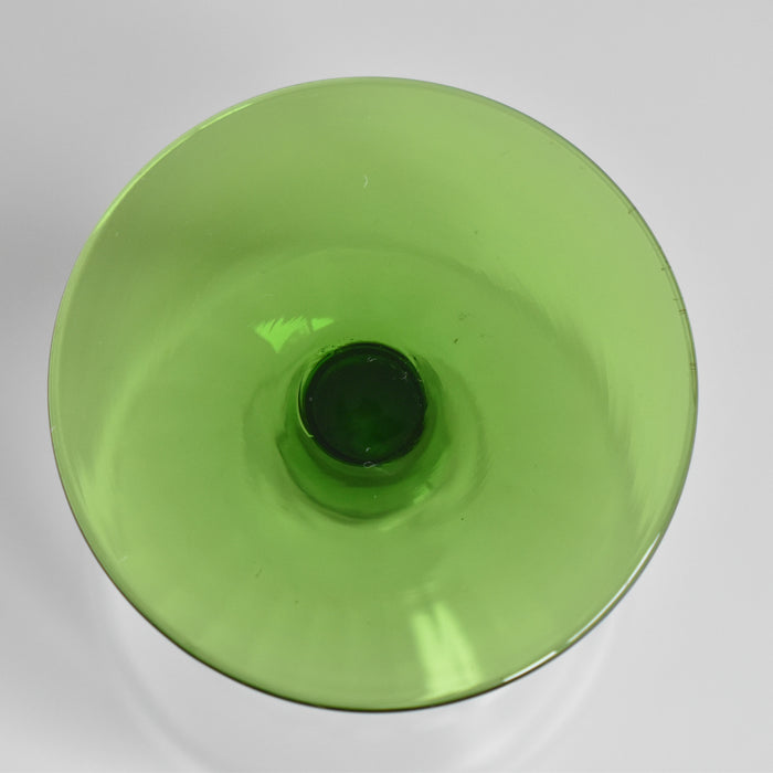 アンティー赤ワイングラス ポルティユー Québec Vert