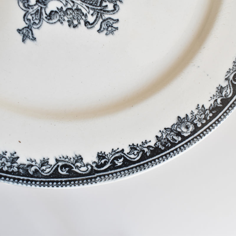 Antique Plate, Jules Vieillard Bordeaux, Guirlande A
